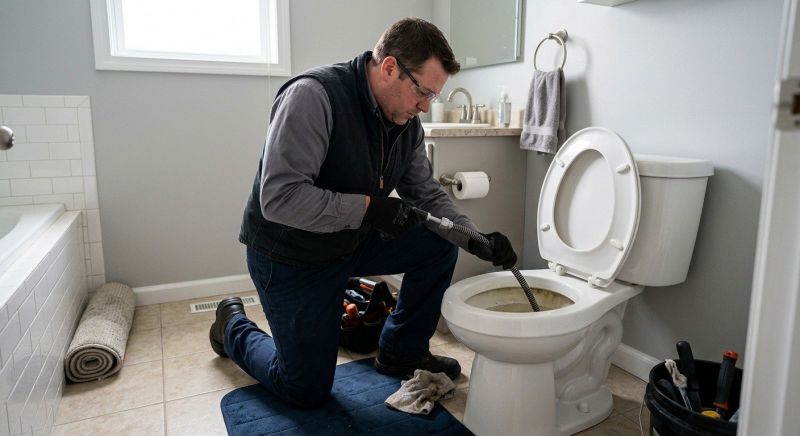 Backed Up Toilet Repair in Columbus, OH